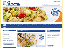 Tablet Screenshot of hanna.de